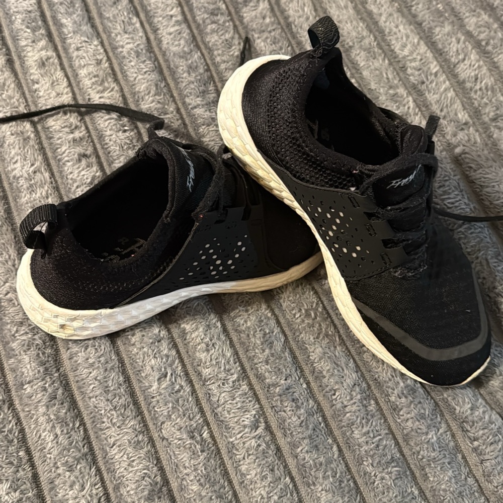 New Balance Black and White Athletic Shoes